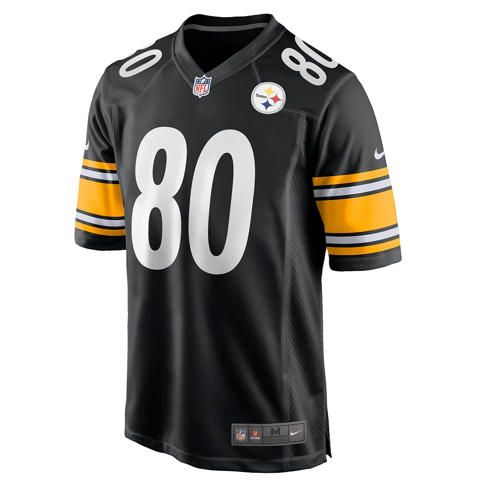 Maillot de match Nike Darnell Washington noir des Pittsburgh Steelers pour homme