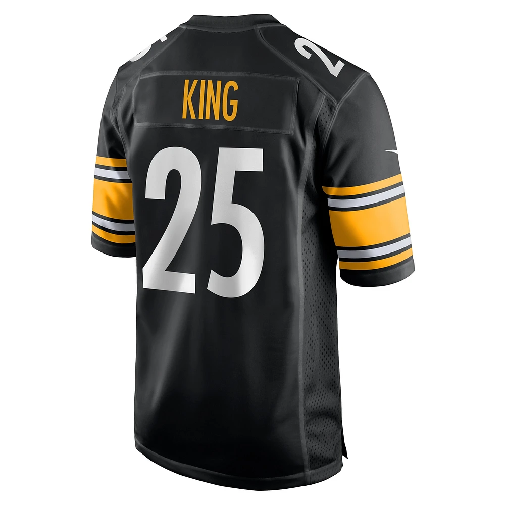 Men's Nike Desmond King  Black Pittsburgh Steelers Game Jersey