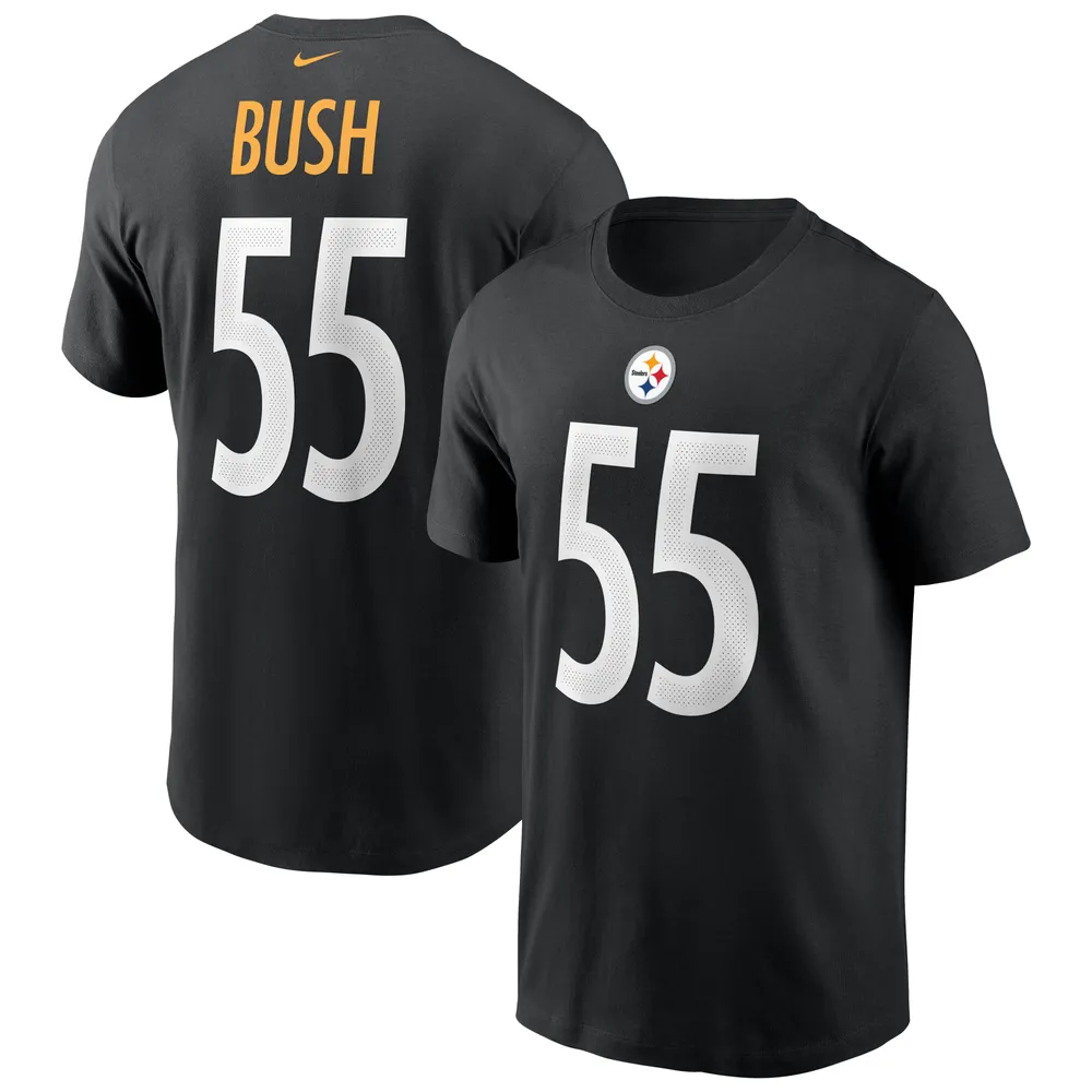 Genoplive vogn lever Lids Devin Bush Pittsburgh Steelers Nike Name & Number T-Shirt - Black |  Brazos Mall