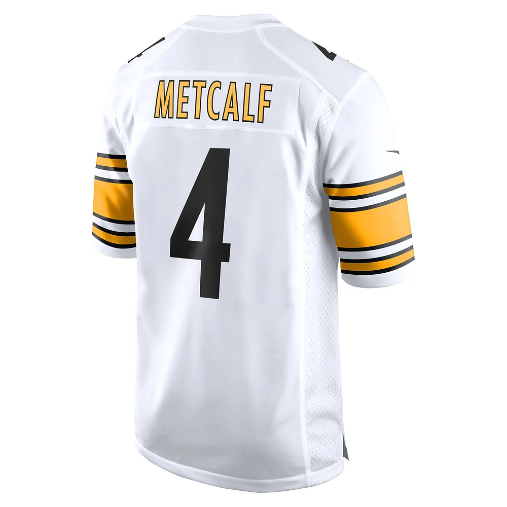 Men's Nike DK Metcalf White Pittsburgh Steelers Game Player Jersey
