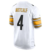 Men's Nike DK Metcalf White Pittsburgh Steelers Game Player Jersey