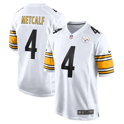 Men's Nike DK Metcalf White Pittsburgh Steelers Game Player Jersey