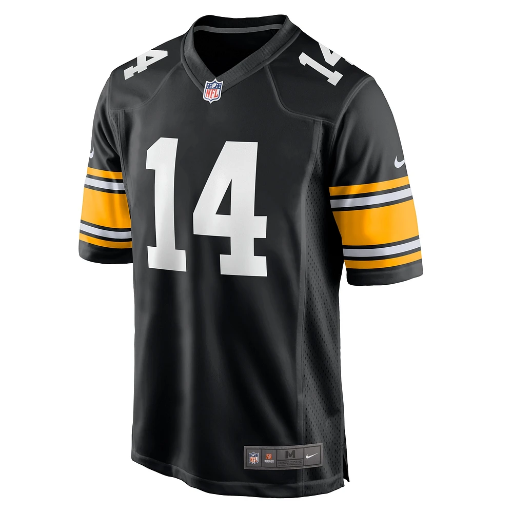 Maillot de joueur match alternatif des Pittsburgh Steelers Nike George Pickens noir pour homme