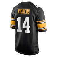 Men's Nike George Pickens Black Pittsburgh Steelers Alternate Game Player Jersey