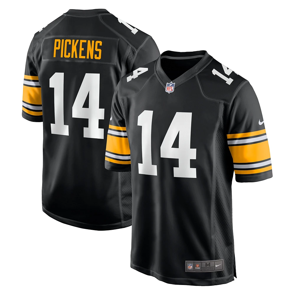 Maillot de joueur match alternatif des Pittsburgh Steelers Nike George Pickens noir pour homme