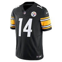 Nike George Pickens pour hommes Noir Pittsburgh Steelers Vapor F.U.S.E. Maillot limité