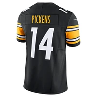 Nike George Pickens pour hommes Noir Pittsburgh Steelers Vapor F.U.S.E. Maillot limité