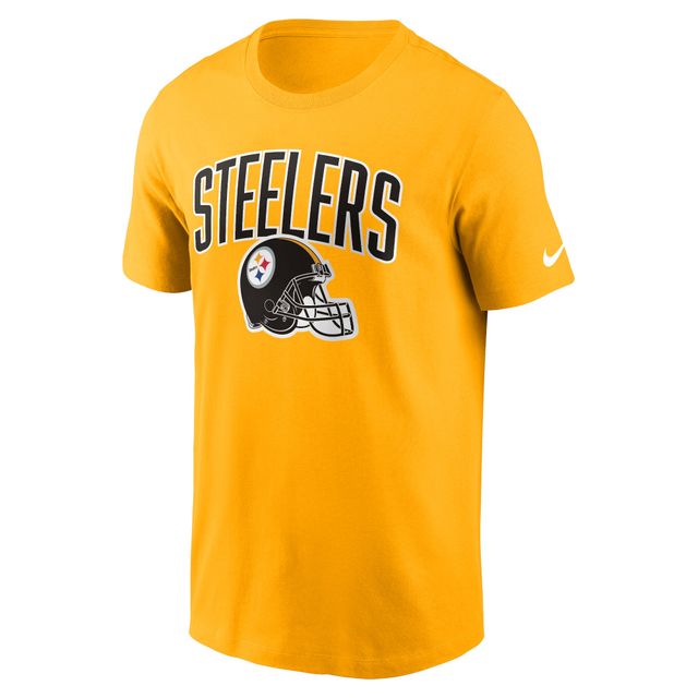 T-shirt athlétique de l'équipe Nike des Steelers Pittsburgh, doré, pour homme