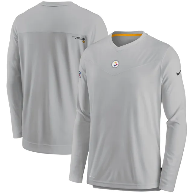 Nike Youth Pittsburgh Steelers Sideline Velocity Black Long Sleeve T-Shirt