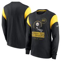 Steelers Men's Nike Small Logo Long Sleeve Shirt