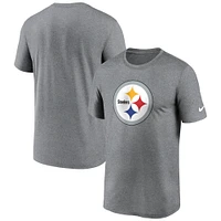 T-shirt Nike Performance pour homme, anthracite chiné, avec logo Primetime Legend des Pittsburgh Steelers