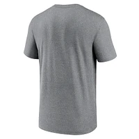 T-shirt Nike Performance pour homme, anthracite chiné, avec logo Primetime Legend des Pittsburgh Steelers