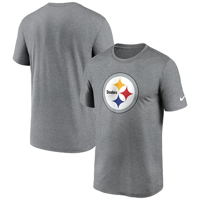 T-shirt Nike Performance pour homme, anthracite chiné, avec logo Primetime Legend des Pittsburgh Steelers