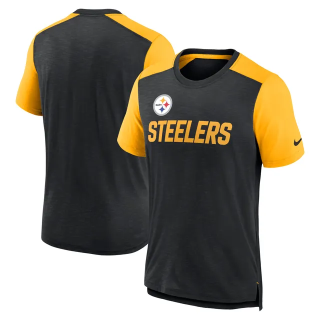 Men's Nike Gold Pittsburgh Steelers Primary Logo T-Shirt