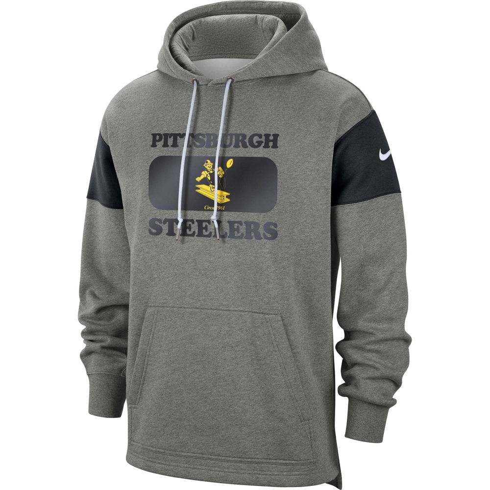 Nike Men's Nike Heathered Gray Pittsburgh Steelers Fan Gear