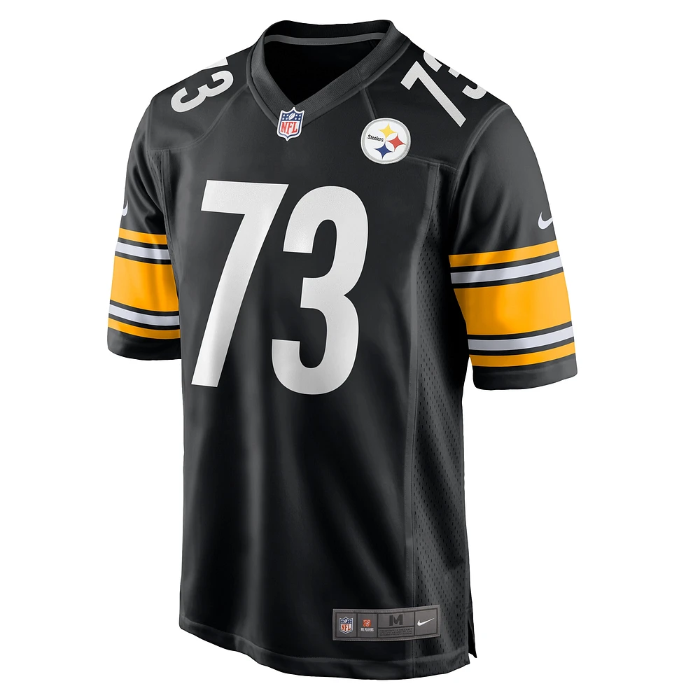 Maillot de match Nike Isaac Seumalo des Pittsburgh Steelers pour homme, noir