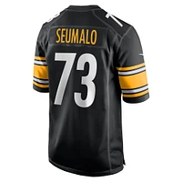 Maillot de match Nike Isaac Seumalo des Pittsburgh Steelers pour homme, noir