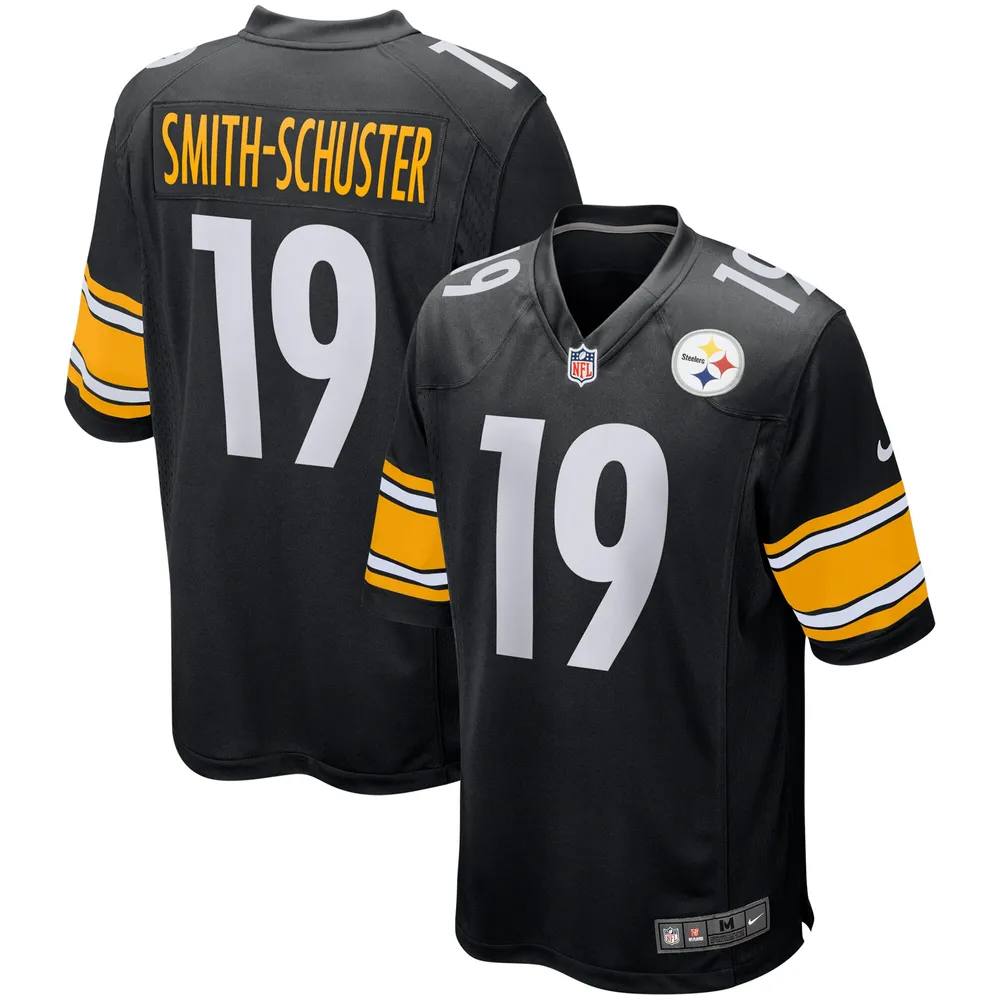 Youth Pittsburgh Steelers JuJu Smith-Schuster Nike Black NFL Game Jersey
