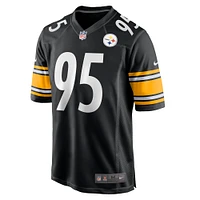 Men's Nike Keeanu Benton  Black Pittsburgh Steelers Team Game Jersey