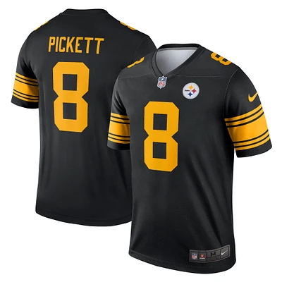 Haut Nike Kenny Pickett noir pour homme, joueur de performance Alternate Legend des Pittsburgh Steelers