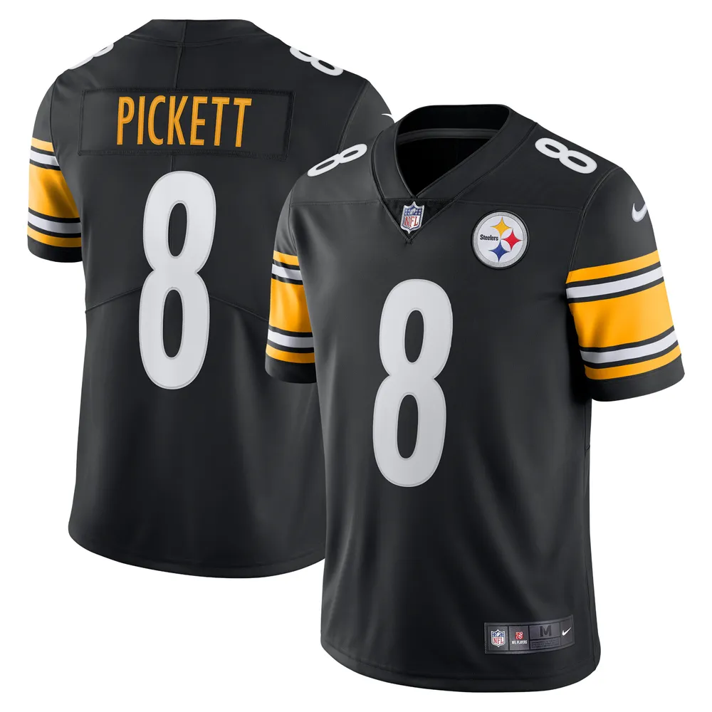 Youth Nike Kenny Pickett Black Pittsburgh Steelers Game Jersey Size: Small