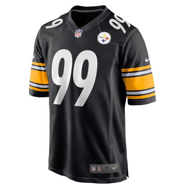 Maillot Nike Larry Ogunjobi pour homme, noir, joueur de match des Pittsburgh Steelers