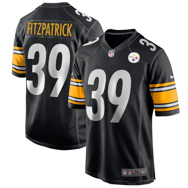 Maillot de match Pittsburgh Steelers Nike Minkah Fitzpatrick pour homme noir