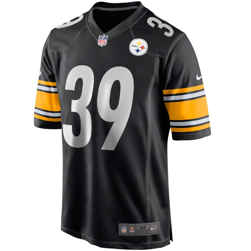 Men's Nike Minkah Fitzpatrick Black Pittsburgh Steelers Game Jersey