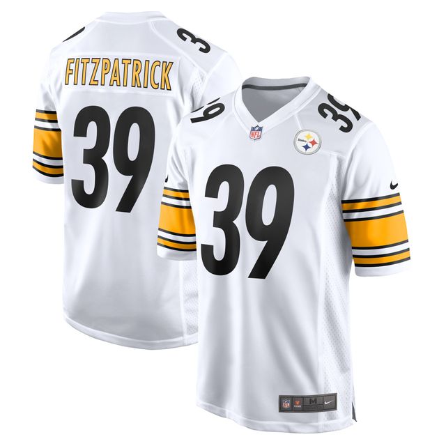 Maillot de joueur match Nike Minkah Fitzpatrick pour hommes, blanc, Pittsburgh Steelers