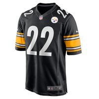 Men's Nike Najee Harris Black Pittsburgh Steelers Game Jersey