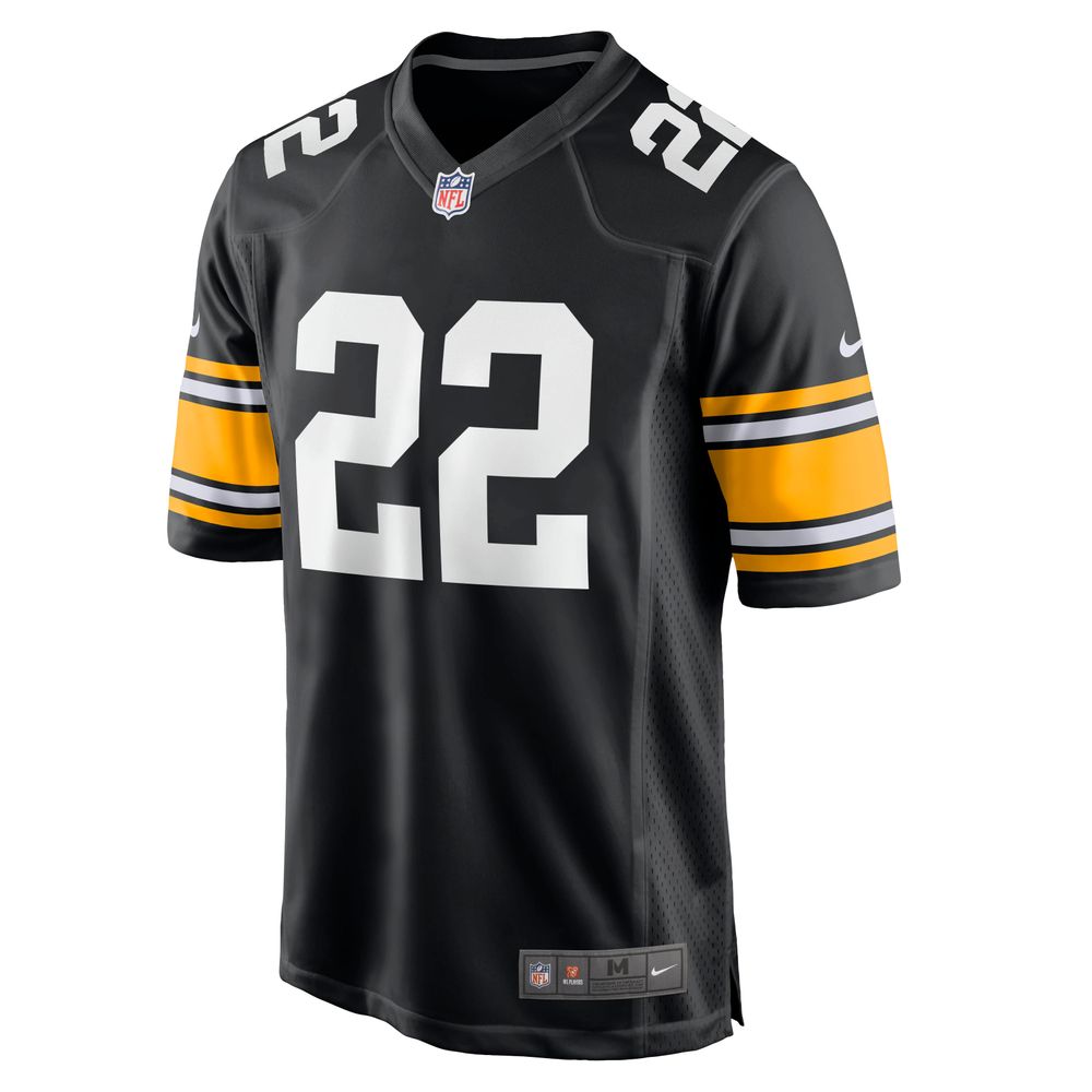 Men's Nike Najee Harris Black Pittsburgh Steelers Game Player Jersey