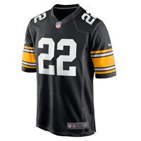 Men's Nike Najee Harris Black Pittsburgh Steelers Home Player Game Jersey