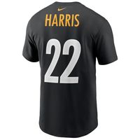 Men's Nike Najee Harris Pittsburgh Steelers Player Name & Number T-Shirt