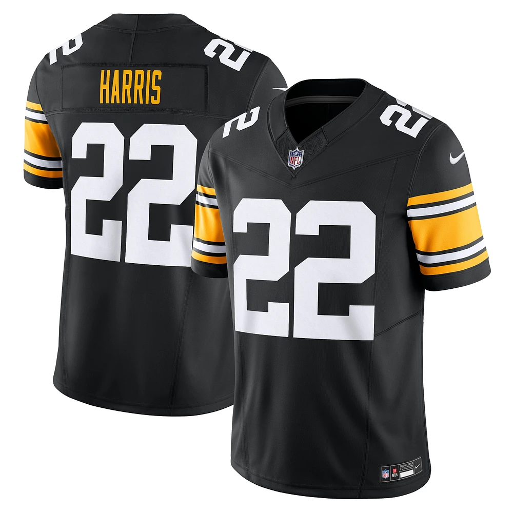 Nike Najee Harris pour hommes Noir Pittsburgh Steelers Vapor F.U.S.E. Maillot limité