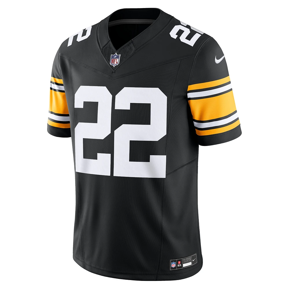 Nike Najee Harris pour hommes Noir Pittsburgh Steelers Vapor F.U.S.E. Maillot limité