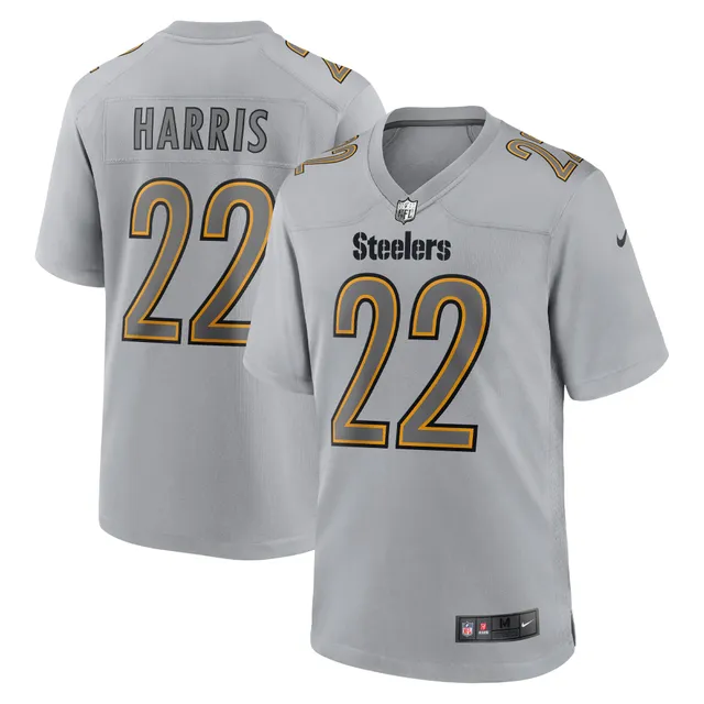 Najee Harris Pittsburgh Steelers Nike Player Name & Number Long Sleeve T- Shirt - Black