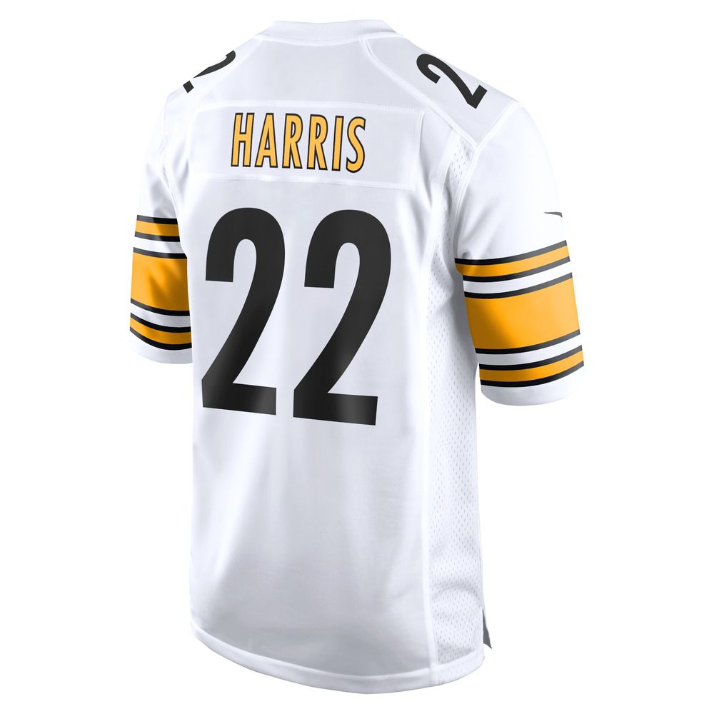 Men's Nike Najee Harris White Pittsburgh Steelers Game Jersey