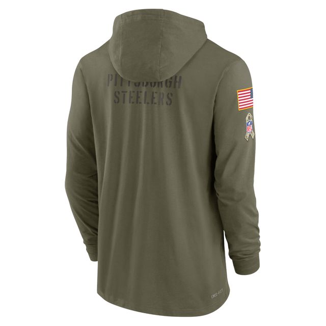Nike Men's Nike Olive Pittsburgh Steelers 2022 Salute to Service Tonal Long  Sleeve Hoodie T-Shirt | Bramalea City Centre