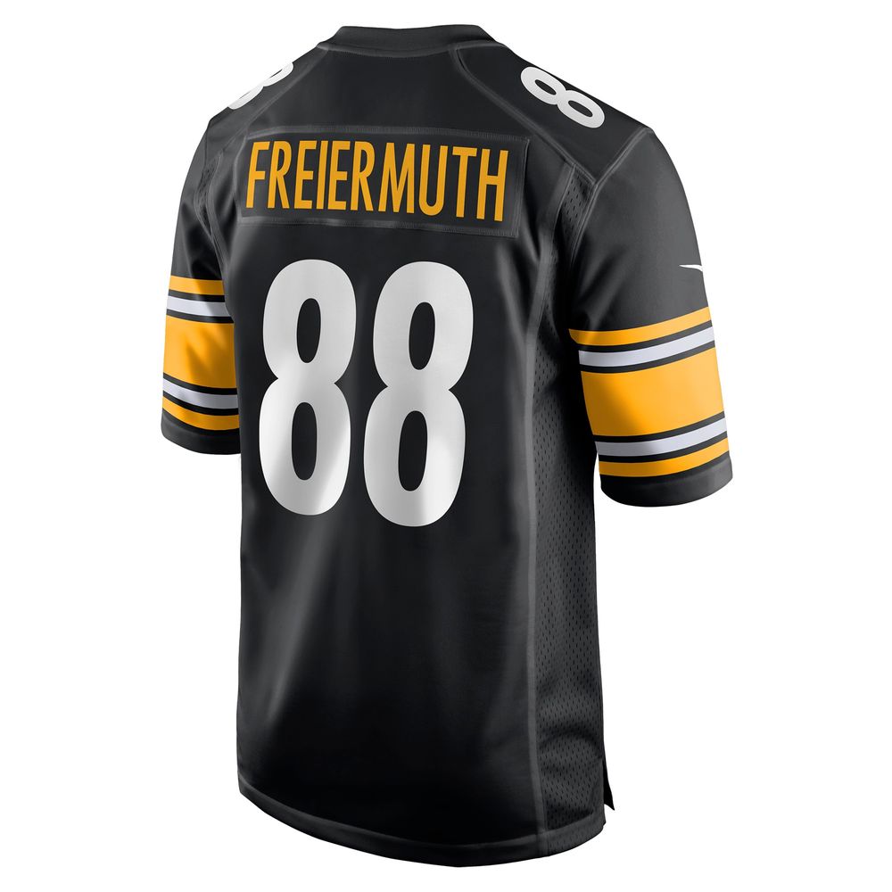 Men's Nike Pat Freiermuth Black Pittsburgh Steelers Game Jersey