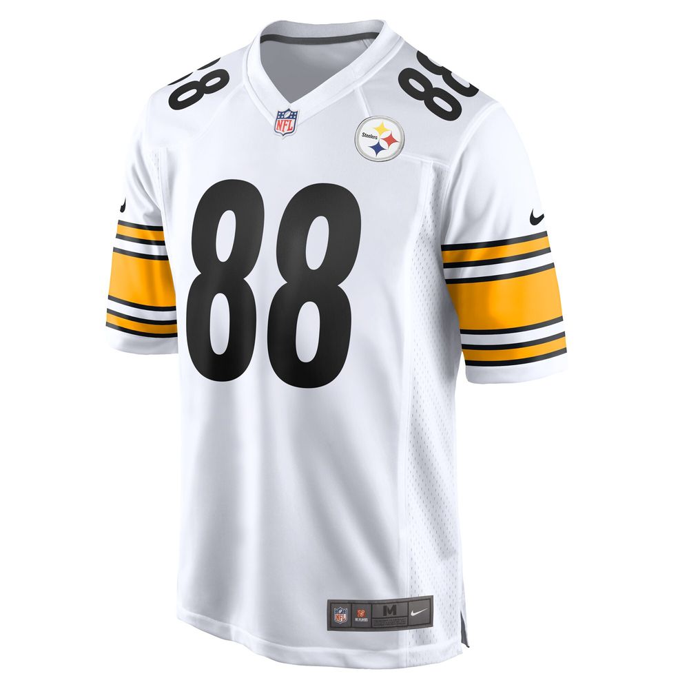 Men's Nike Pat Freiermuth White Pittsburgh Steelers Game Player Jersey