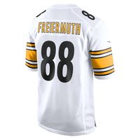 Men's Nike Pat Freiermuth White Pittsburgh Steelers Game Player Jersey