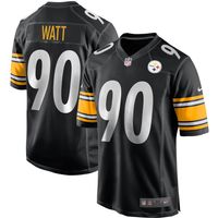 Men's Nike T.J. Watt Black Pittsburgh Steelers Game - Jersey