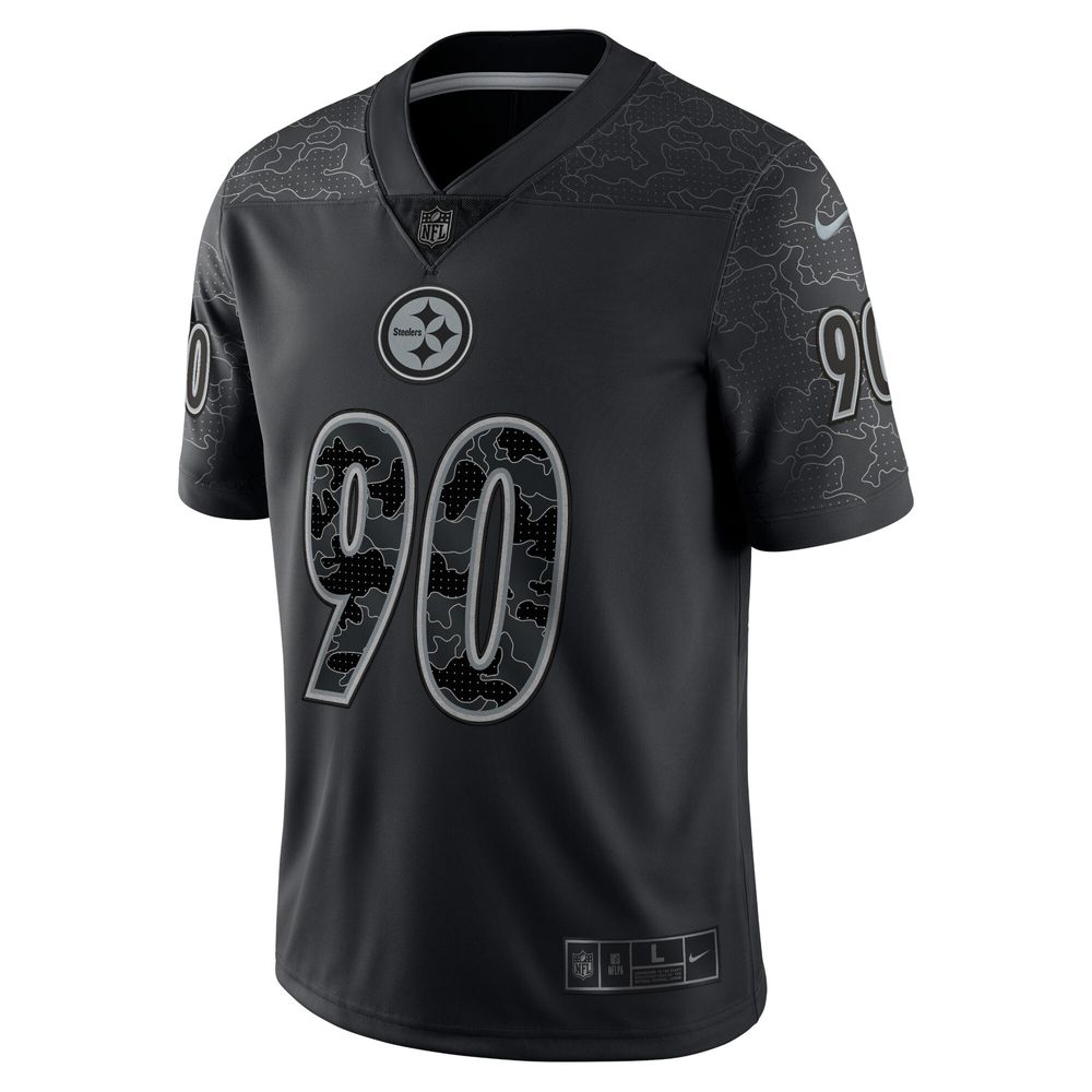 T.j. Watt Pittsburgh Steelers Nike Men's Dri-Fit NFL Limited Football Jersey in Black, Size: XL | 31NMPTLH7LF-9Y0