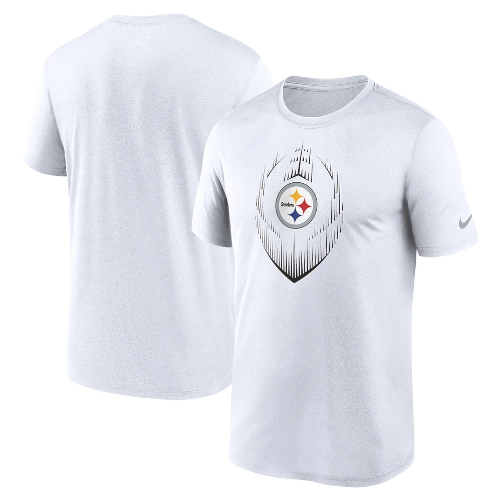 T-shirt Nike blanc Pittsburgh Steelers Primetime Legend Icon Performance pour homme