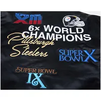 Pittsburgh Steelers 6X Super Bowl Champions Jacket