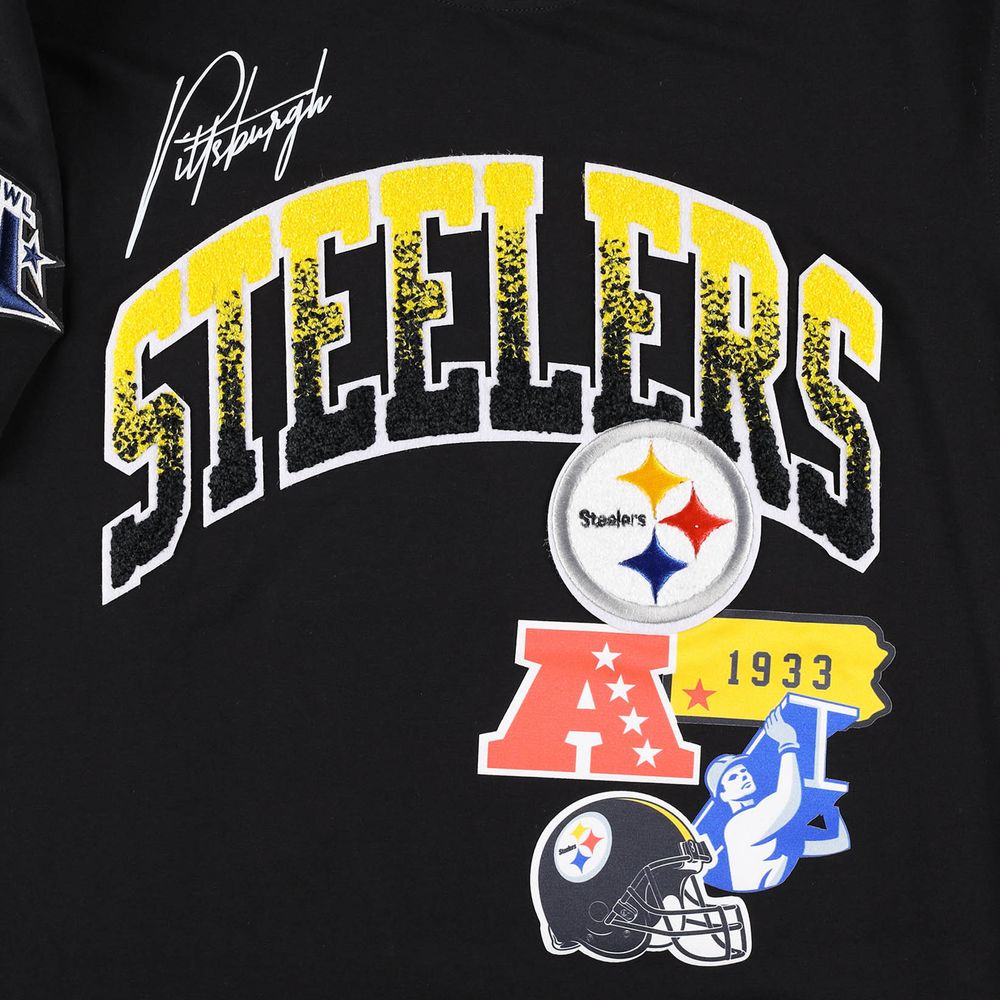 Men's Pro Standard Black Pittsburgh Steelers Hometown Collection T-Shirt