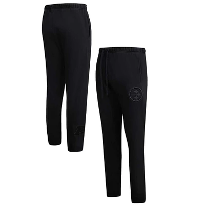 Pantalon de survêtement en polaire neutre Pro Standard pour hommes, Pittsburgh Steelers, noir