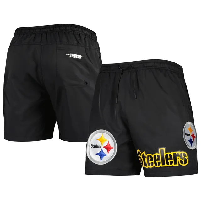 Lids Pittsburgh Steelers Mitchell & Ness Jumbotron 2.0 Sublimated Shorts -  Black