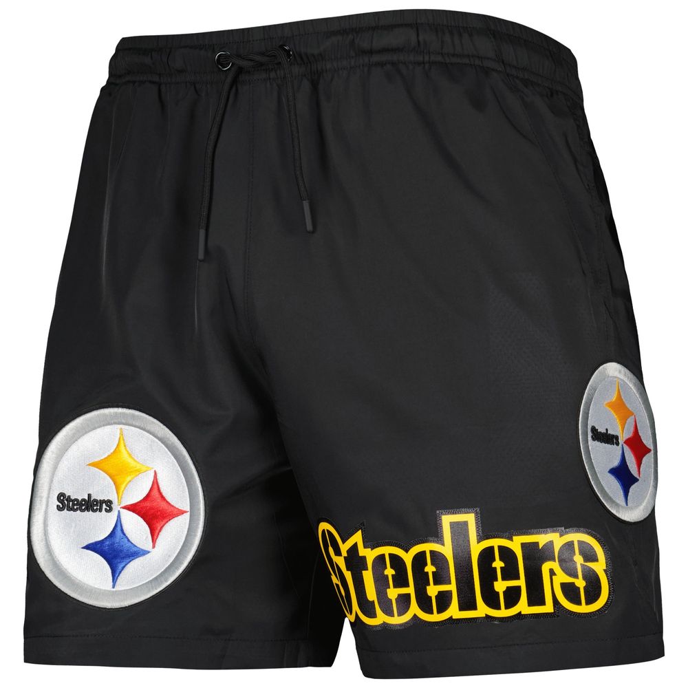 Men's Pro Standard Black Pittsburgh Steelers Woven Shorts