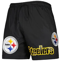 Men's Pro Standard Black Pittsburgh Steelers Woven Shorts